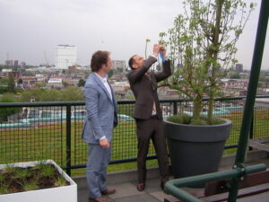 Groendak voorlichting in Rotterdam