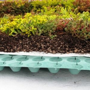Sedumpakket plat dak